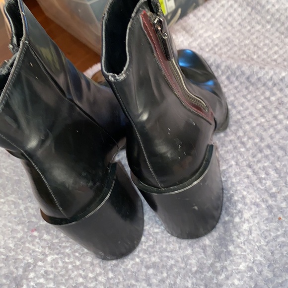 Zara lug chunky heel boots black - Picture 2 of 8